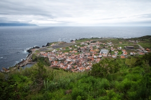 Blick auf Vila Nova bzw. Vila do Corvo